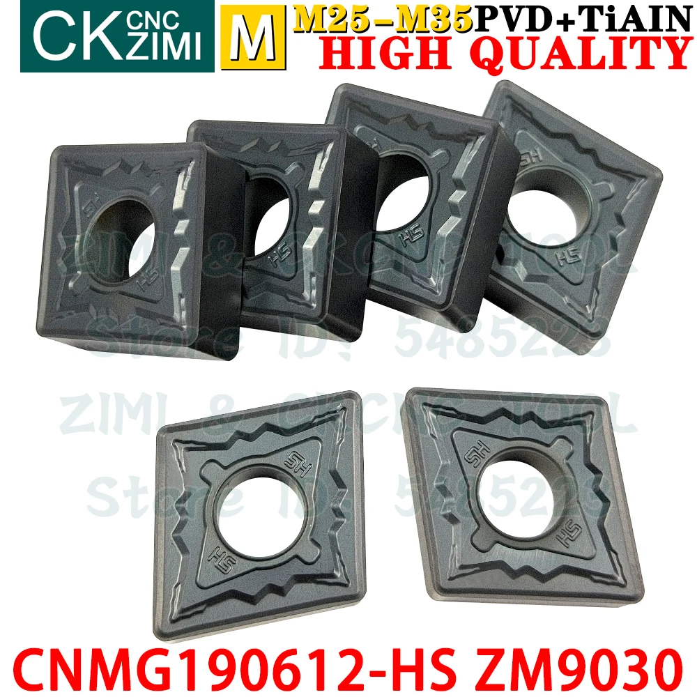 CNMG190612-HS ZM9030 CNMG 190612 HS ZM9030 Carbide Inserts External Turning Inserts Tools CNC metal lathe Turning cutter tools