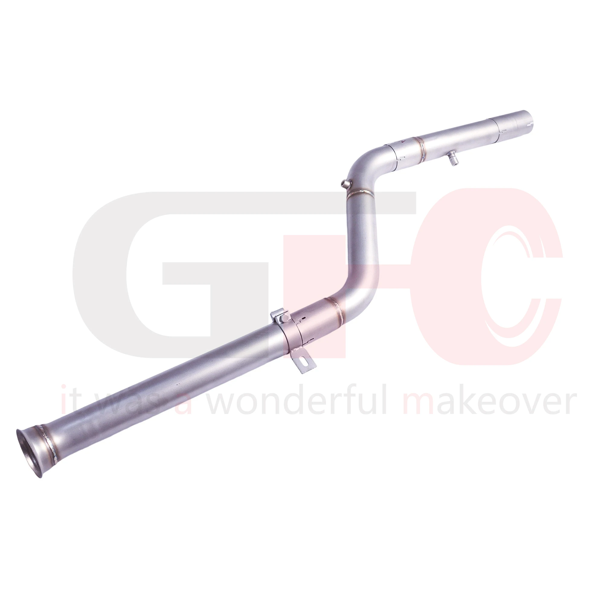 Suitable for BMW X3 G01, X4, G02, 2.0T B58, removing OPF and other length middle pipe replacement pipes, 3-inch exhaust pipes