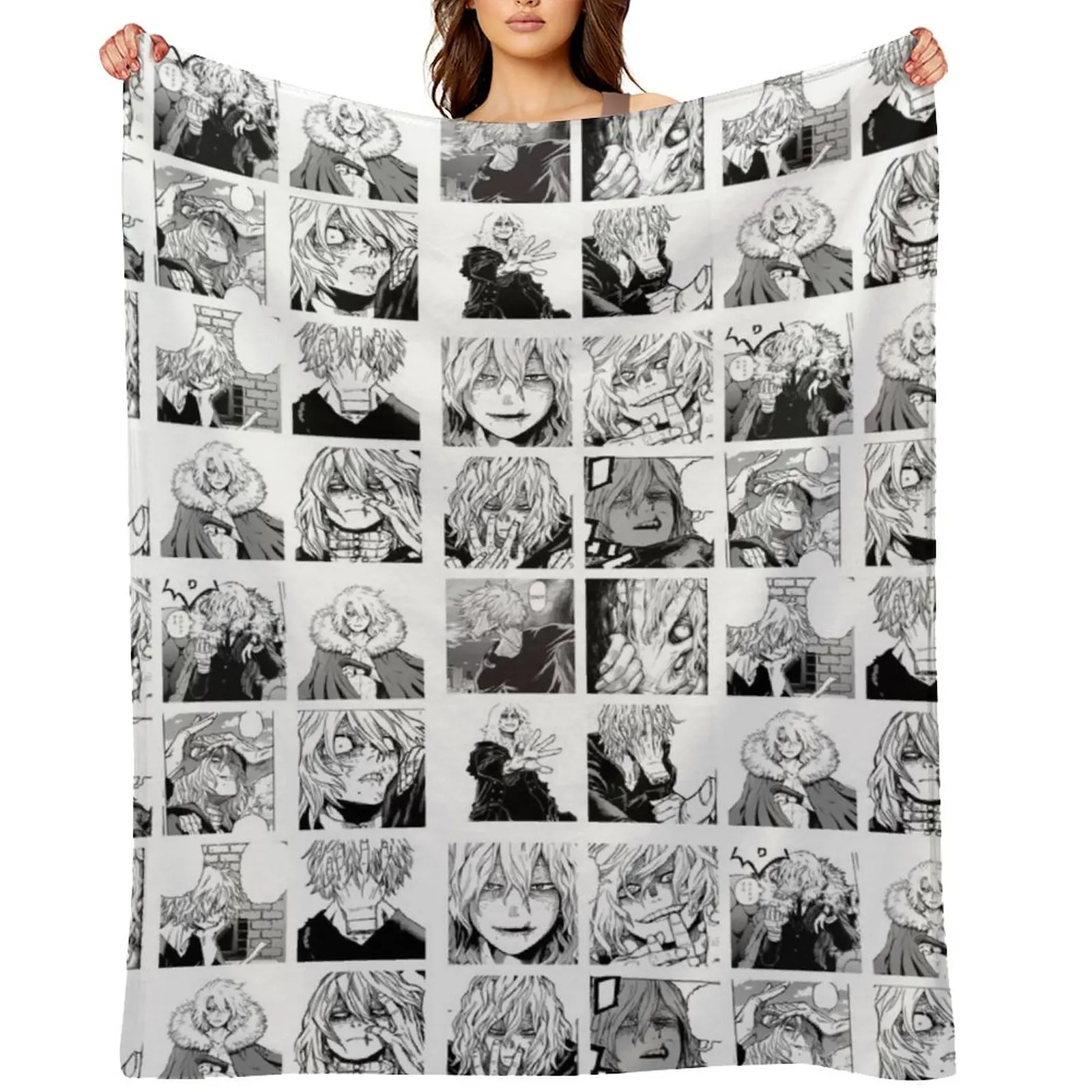 

Shigaraki Collage Throw Blanket heavy to sleep Winter beds Summer Plush Blankets