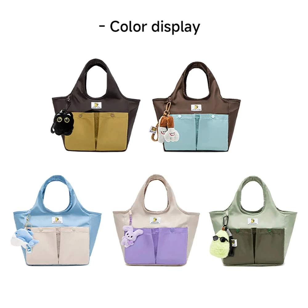 

Large Capacity Lunch Bag Insulated Lunch Box Handbag Waterproof Thermal Office School Thermal Bento Bag For Women/Men