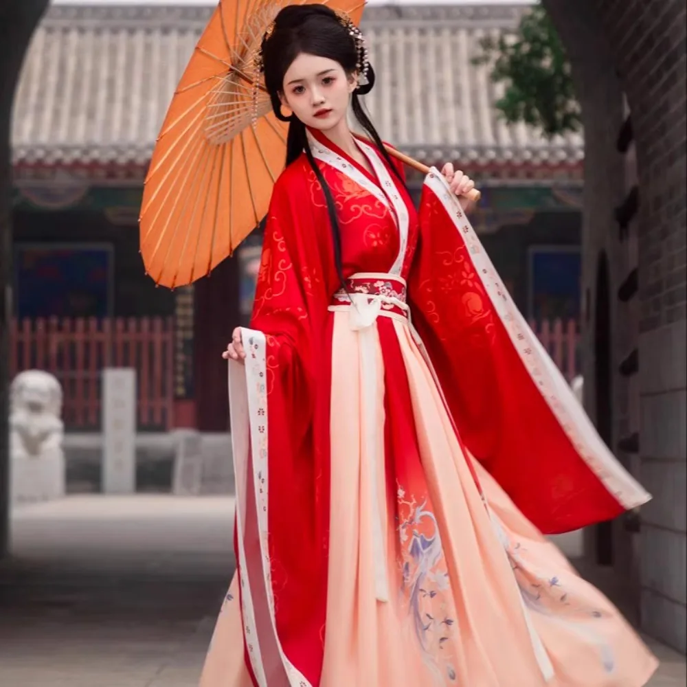 

Костюмы для косплея, сценическое шоу, традиционная женская одежда Hanfu, китайское платье, винтажная одежда феи, танцевальная одежда в этническом стиле, вечерние