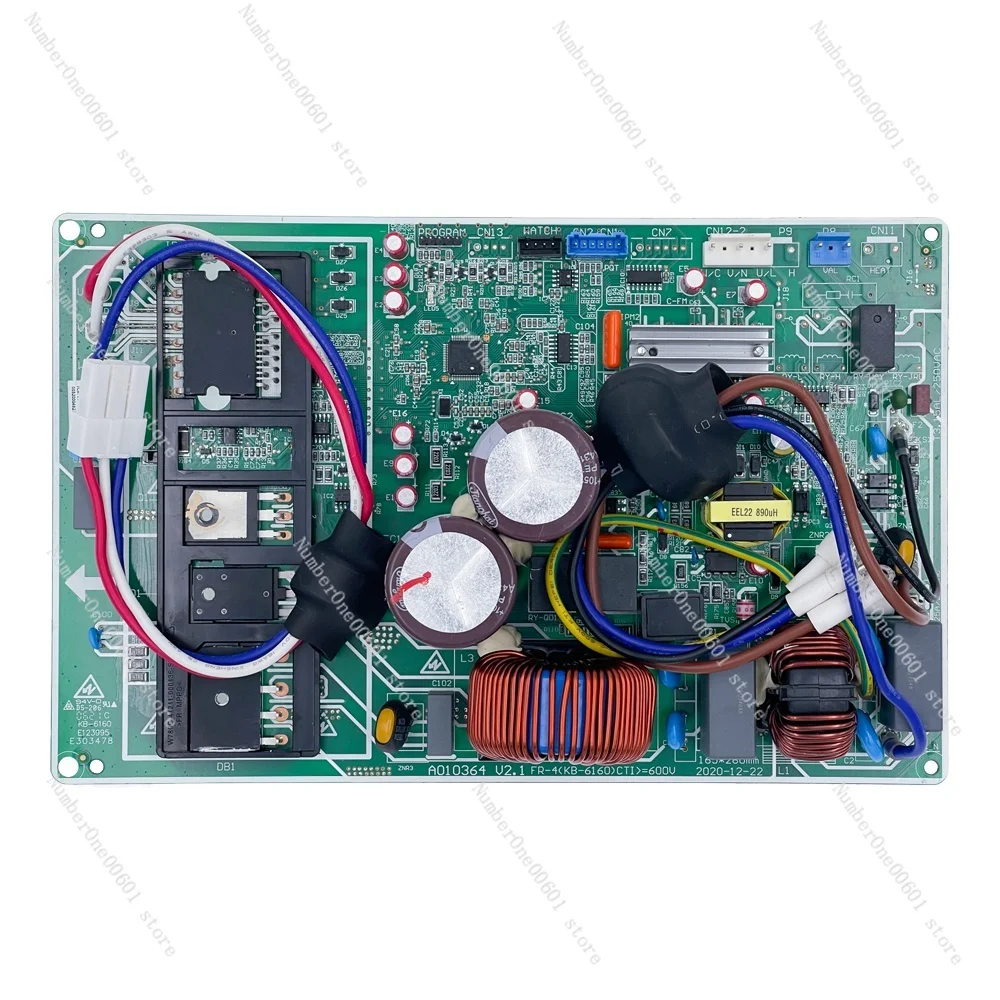 Used Control Board A010364 for TCL Air Conditioner Outdoor Unit FR-4(KB-6160)CTI 〉=600V Circuit PCB Conditioning Parts