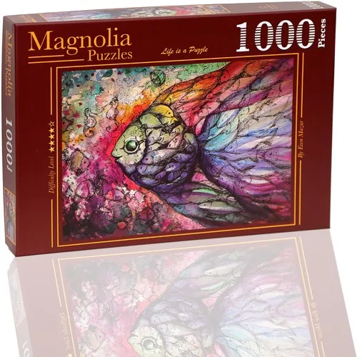 Magnolia Puzzle - 1000 Piece Jigsaw Puzzle-Fish-Fishes-2305