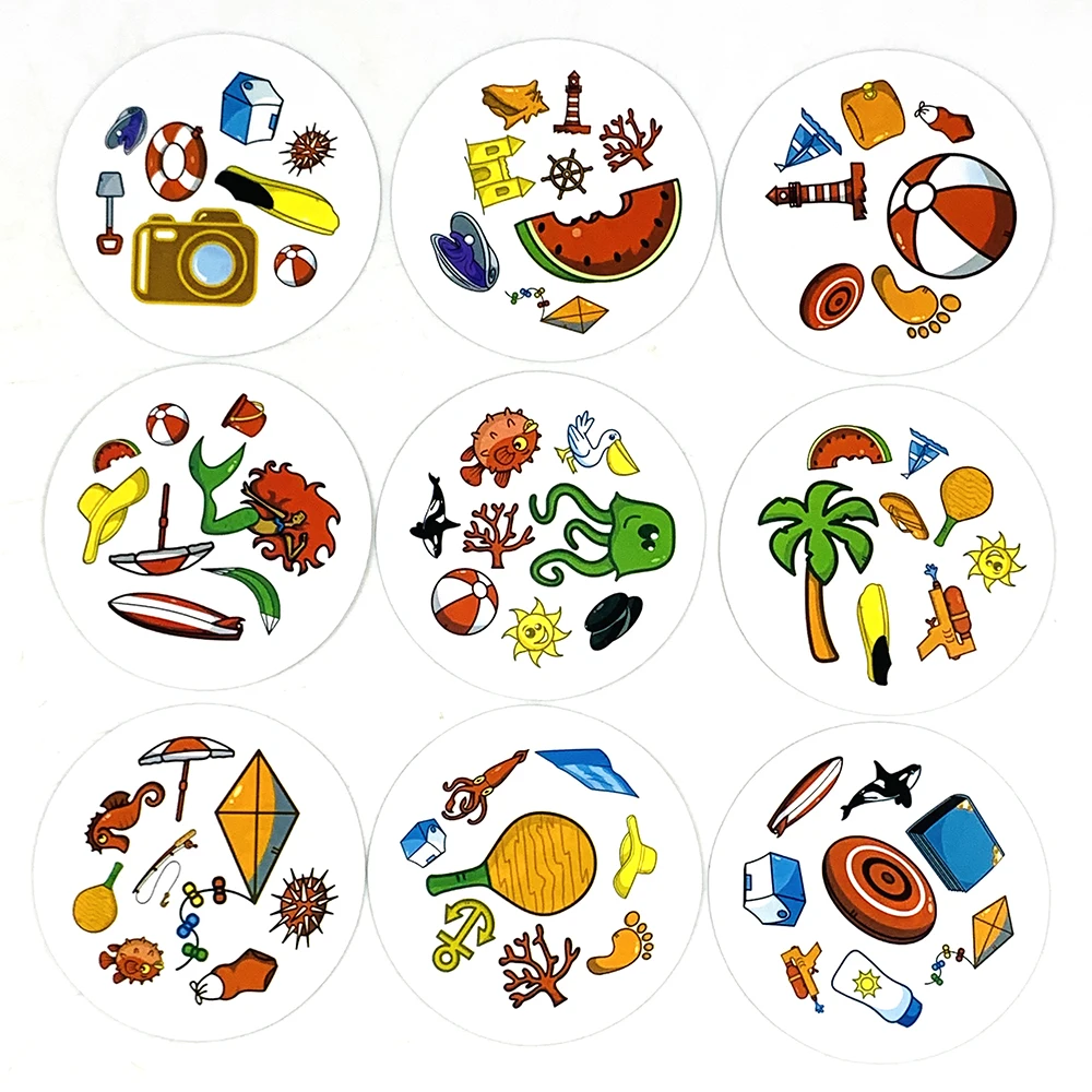 لعبة بطاقة صندوق حديد مستدير، لعبة عائلية متعددة اللاعبين، لعبة لوحية، لعبة تخييم، هدايا الهالوين وعيد الميلاد