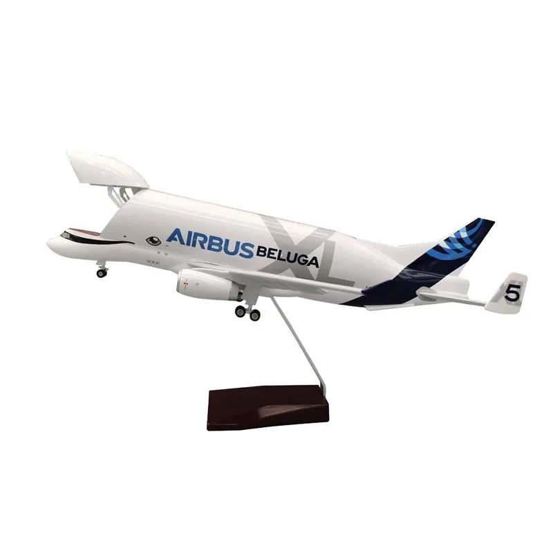 1:150 Scale Diecast Resin 41cm Airplane Airbus A330-743L SuperBeluga Transport Aircraft No 5 Model Collection Display Toys Fans