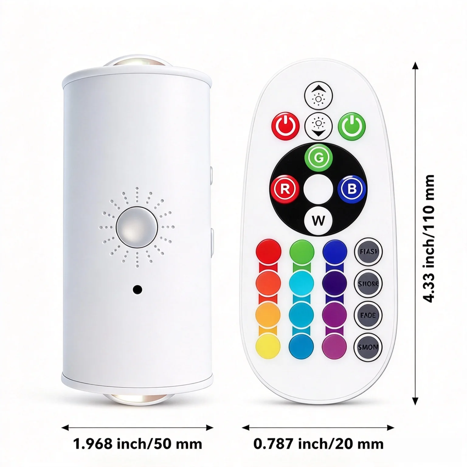 16 Colors RGBW LED Wall Sconce, Motion Sensor Type-C Charging Magnetic Wall Lamp, Remote Control Ambient Night Light