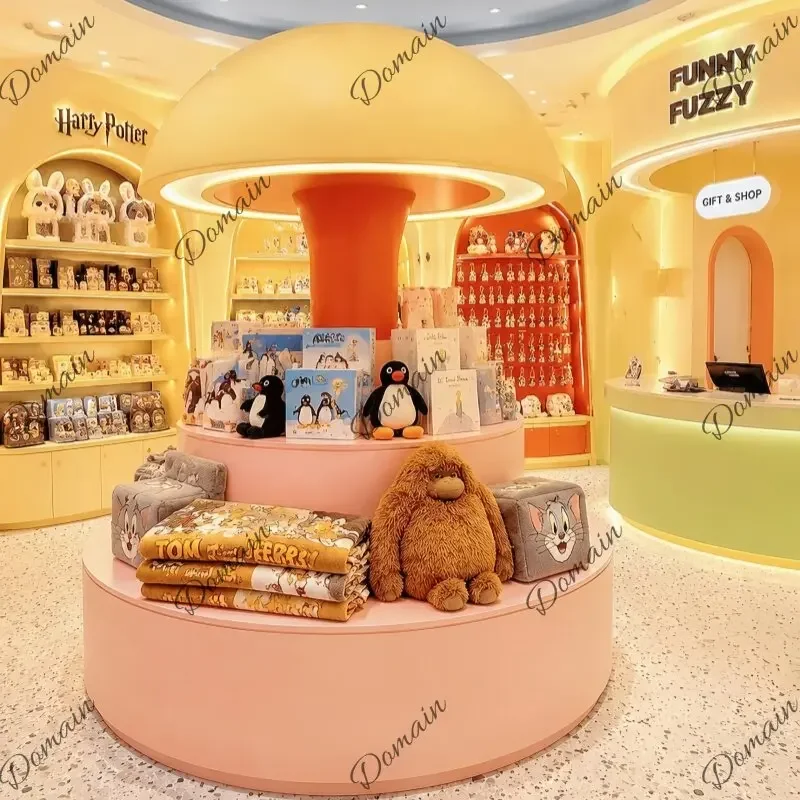 81 N Round Nakajima display stand Macaron merchandise gift display plush toy pet store display case