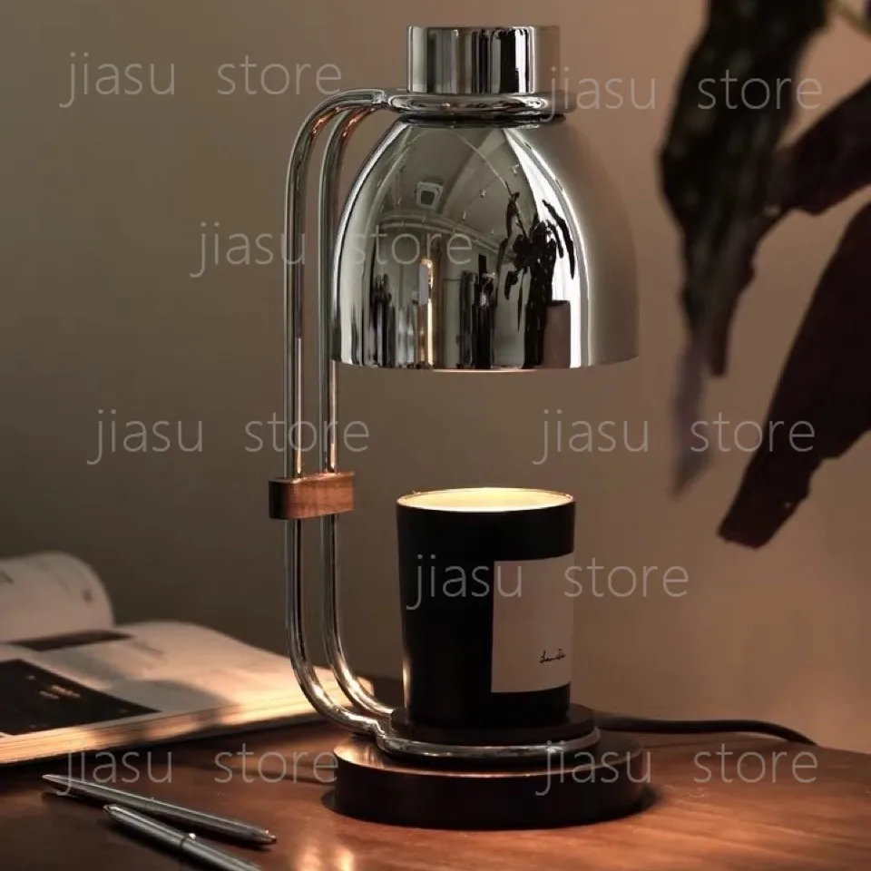 LamomeDeco KOETUF Mid-Century Iron Candle Melter, Timed Aroma Lamp for Bedroom, Unique Birthday Gift