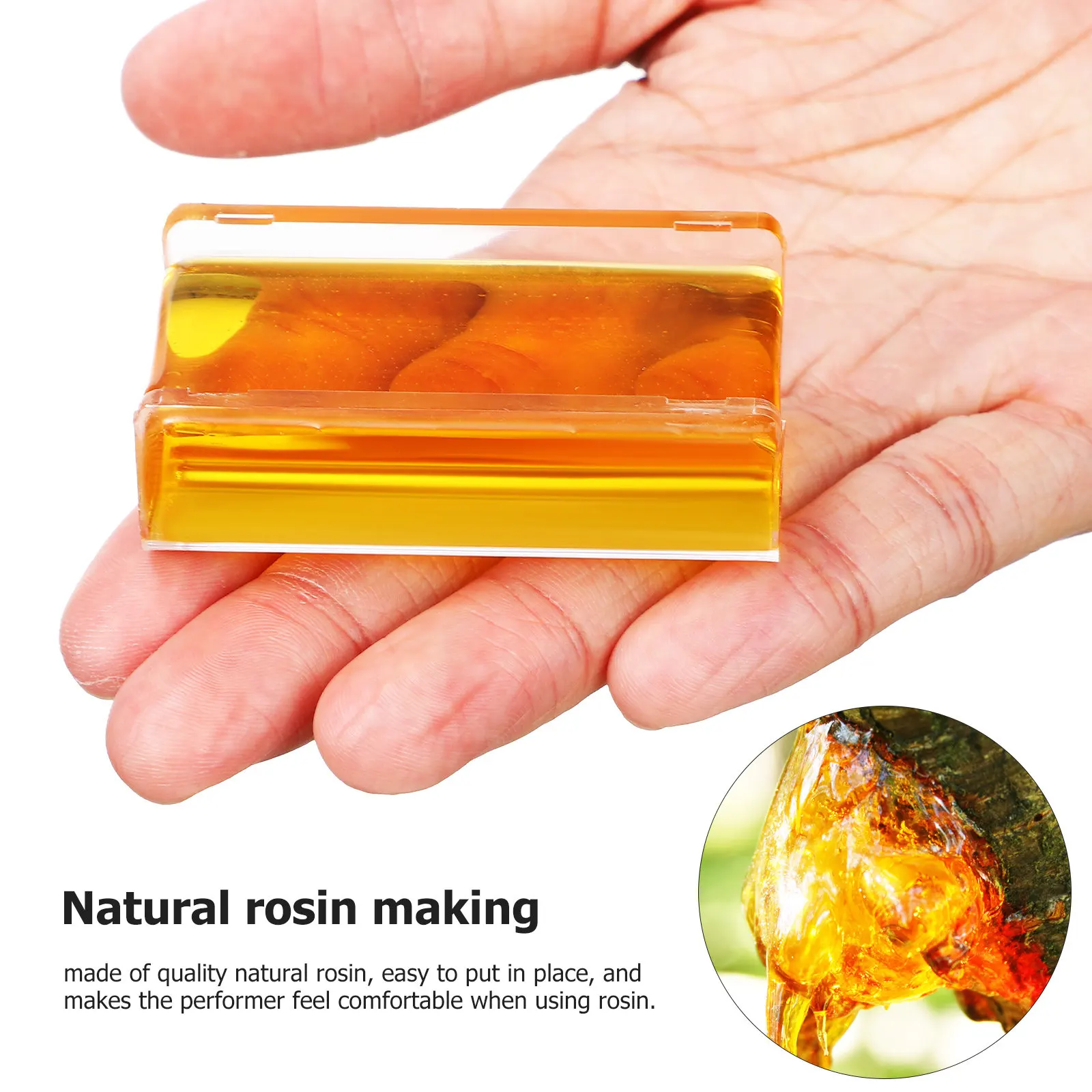 2Pcs Rosin High Viscosity for Violin Viola Cello Bow Storage Box Musical Instrument Accessories High Sensitivity Grip