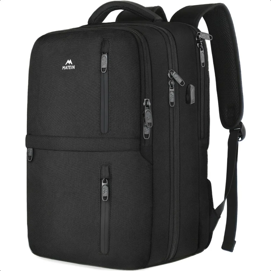 

Large Travel Backpack 40L Carry on Backpack for Men Women Black