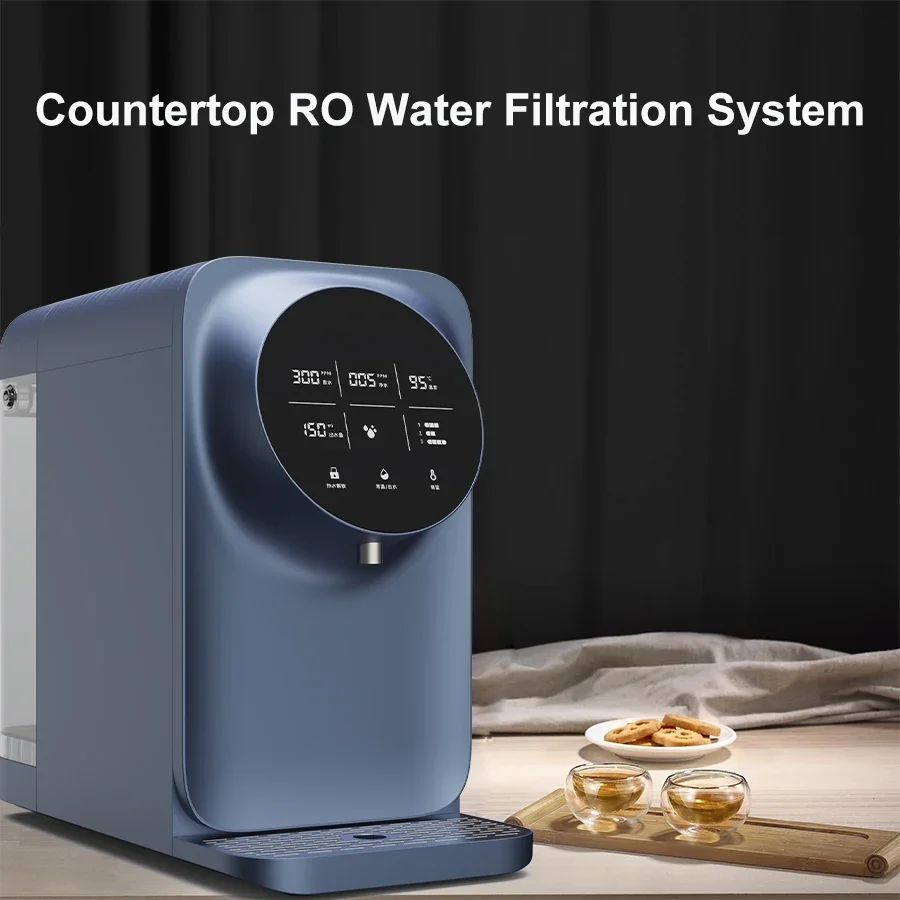 Desktop RO Water Purifier System Reverse Osmosis Water Dispenser 7 Stage  Filter