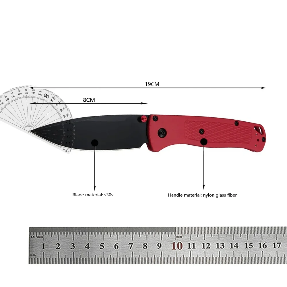 BM 535 Outdoor Tactical Hunting Knife Bugout Folding Pocket Knife 3.24\