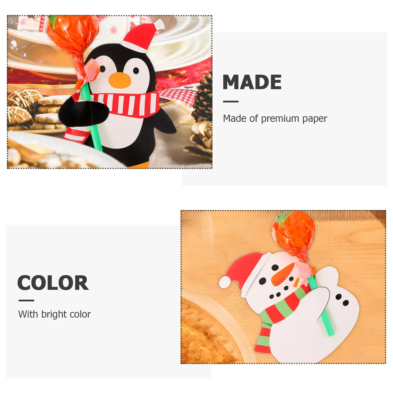 

150Pcs Decoration Paper Cards Adorable Candy Wrapping Supply Ideal for Lollipop Packaging Kids Party Wedding Baby Shower Events