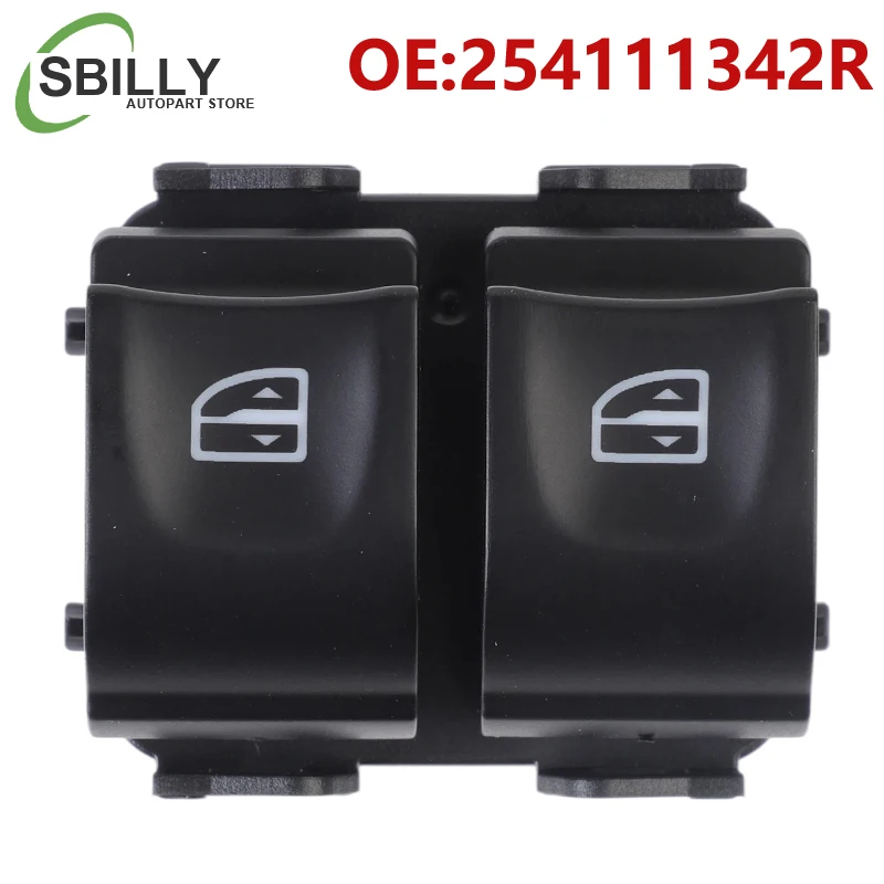254111342R 254114238R Botão Interruptor Elétrico de Vidro Único para RENAULT DACIA DUSTER KANGOO TWINGO KANGOO