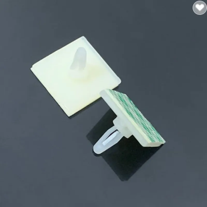 200Set HC-5 To HC-16 Nylon Plastic Fixed Clip PCB Board Standoff Support Column 3mm Hole Self Adhesive Spacer Holder