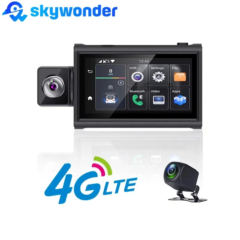 2026 GPS Tracking Wifi Remote Monitoring Dash Cam 3inch DVR Recorder Free Track D3 4G With Dual Cameras Car APP Live Video