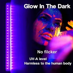 1/2Pcs UV Black Light Bar Room, Cabinet, Holiday Halloween Decorations, Body Paint, Poster, Fluorescencyjny gobelin, Glow Party