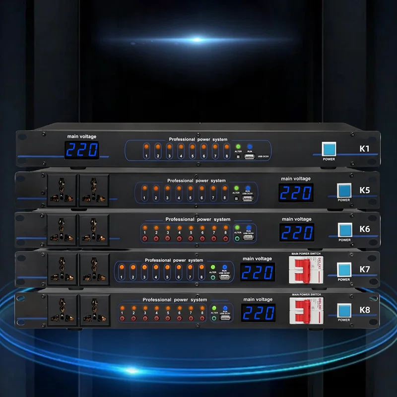 

110-250 В, 6000 Вт, последователь мощности, 8 + 2 канала, менеджер аудиосистемы, двойной фильтр, 2000 Вт на розетку, USB для сцены, DJ, караоке-студии