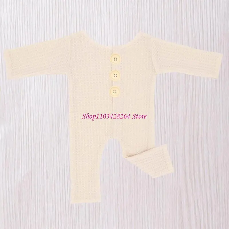 Gebreide romper babyfoto poseren outfit pasgeboren fotografie kostuum foto props