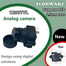 New Product 1200TVL FPV Mini Camera 2.5mm Lens support NTSC/PAL Switchable for RC FPV Drone Design on the digital solutions