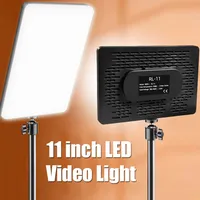 2X ZOMEI 11 inch LED Video Fill Light Lamp Panel Photography Lighting 10/12'' Ring Light Photo Studio for Live Streaming Youbube