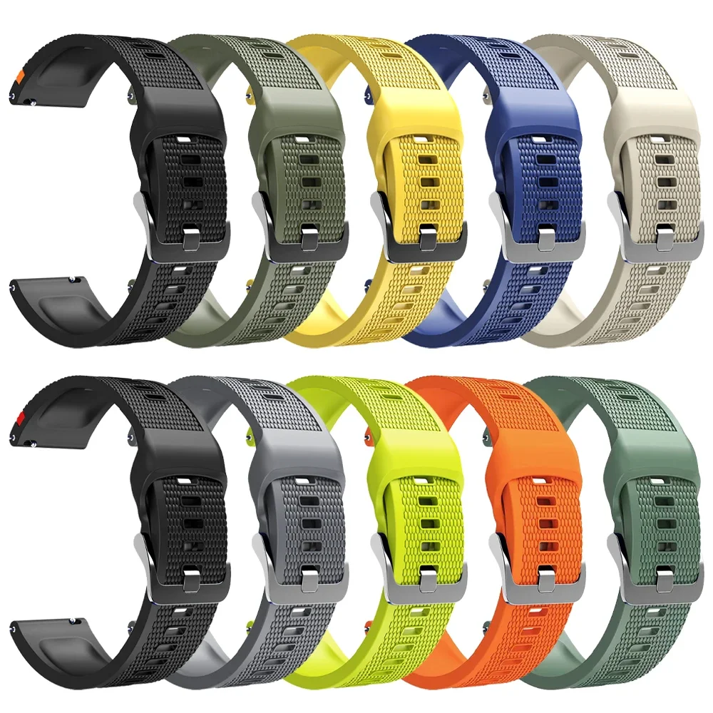 22mm Sport Silicone Watch Band For COROS PACE 4Pro Bracelet For COROS PACE 4 3/APEX 2PRO/46mm/APEX 4 42mm Replacement Strap Belt