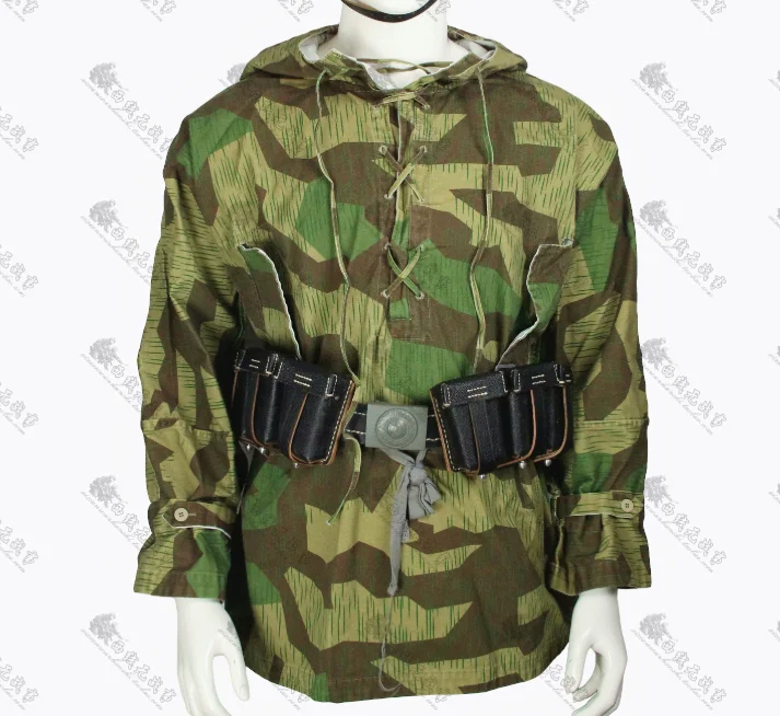 German Splitter Camouflage Tops Vintage Not Include Belt