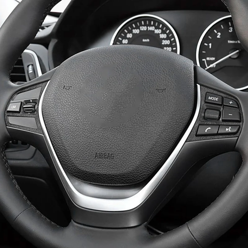 For BMW F20 F21 F30 F34 Steering Wheel Trim Styling Sticker Made of Alcantara  Car Premium Interior Tuning Accessories