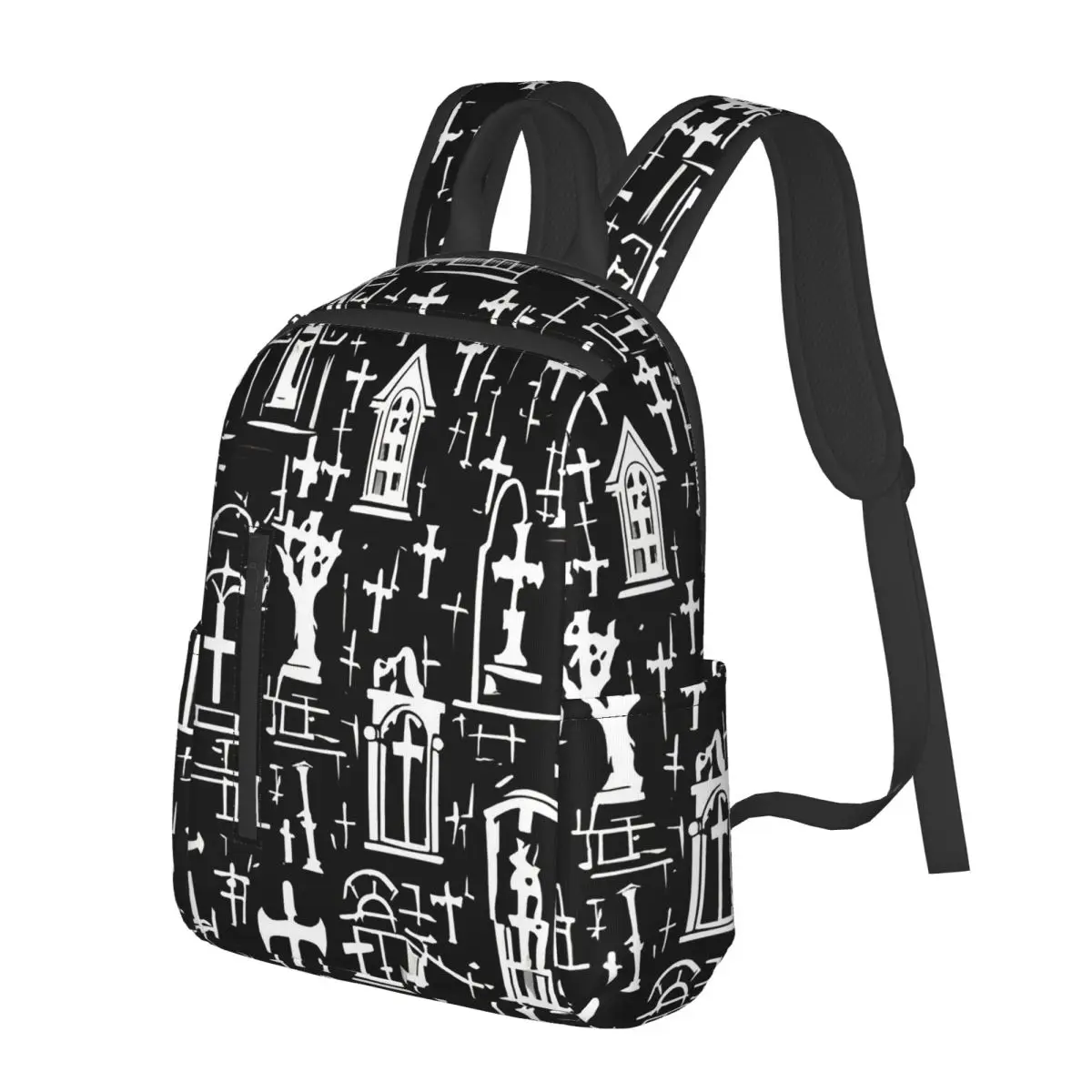 

Gothic Cross Student Backpack School Bag Hiking Travel Daypack for Boys Girls Bookbag Shoulder Bags