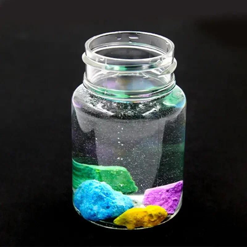 1pc DIY Magic Garden Sodium Silicate Growth Stones Kit, Crystal Garden Science Experiment for Car Decor, Plastic Material 2025