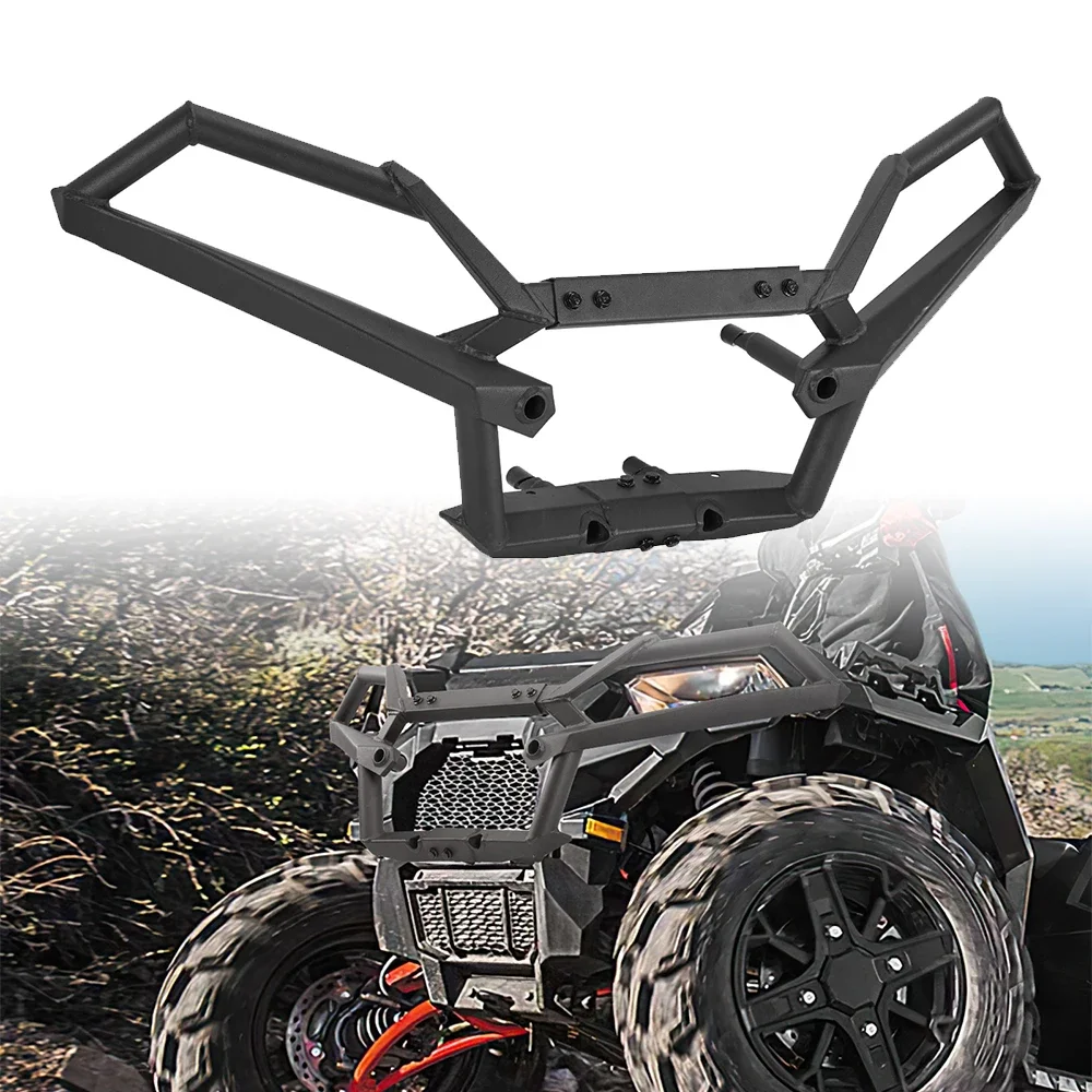 

Front Rear Bumper Compatible with Polaris Sportsman 850 Sportsman XP 1000 2017-2024 2025 Protector Brush Guard 2882020