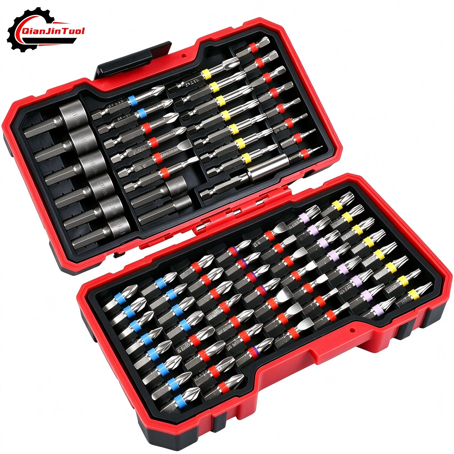83Pcs Screwdriver Bit Set Impact Nut Driver Drill PH SL PZ Hex Torx Security Torx Bit Socket Adapter Extension Rod Repair Tool