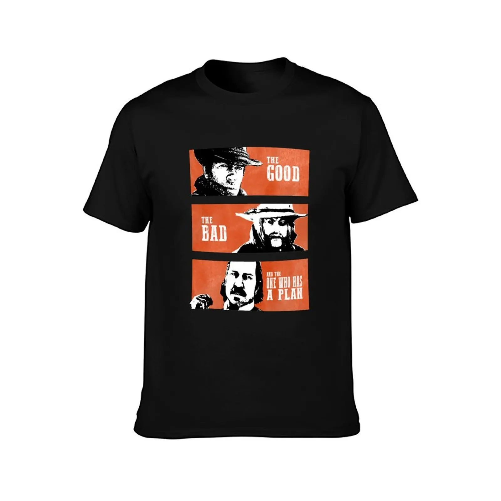 The Good, The Bad and The One Who Has A Plan T-Shirt, Summer Casual Cotton Tee, Oversized Streetwear Tops, Vintage Graphic Print