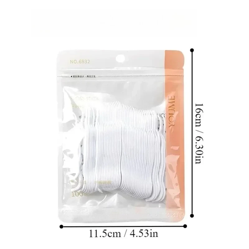 Disposable Dental Floss Sticks Interdental Cleaner Portable Oral Hygiene Essential Travel Friendly image 6