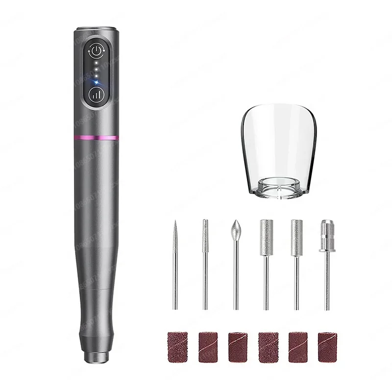 Electric nail polishing machine for removing dead skin