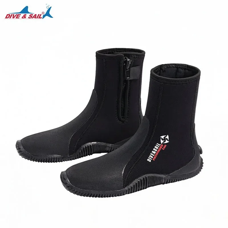 

5MMHigh-Top Outdoor Diver Boots Beach Surfing Upstream Shoes Non-Slip Snorkeling Equipment Dive boots