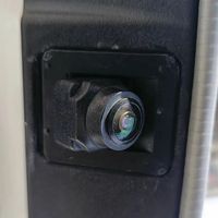 ABS Black Car Rear View Camera Bracket For Kia K3 K3S Universal Vehicle Reverse Cam Back Up Holder Plate Lights Mount