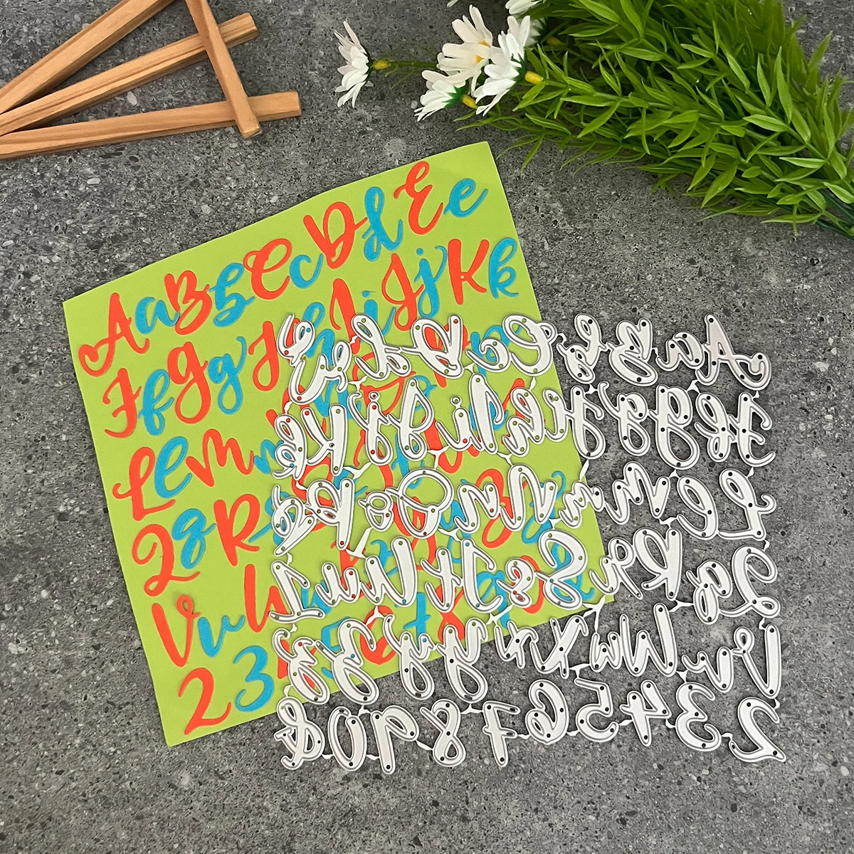 New Arrival English Letter Alphabet Metal Cutting Dies for Scrapbooking Card DIY Making Photo Album Words Stencil