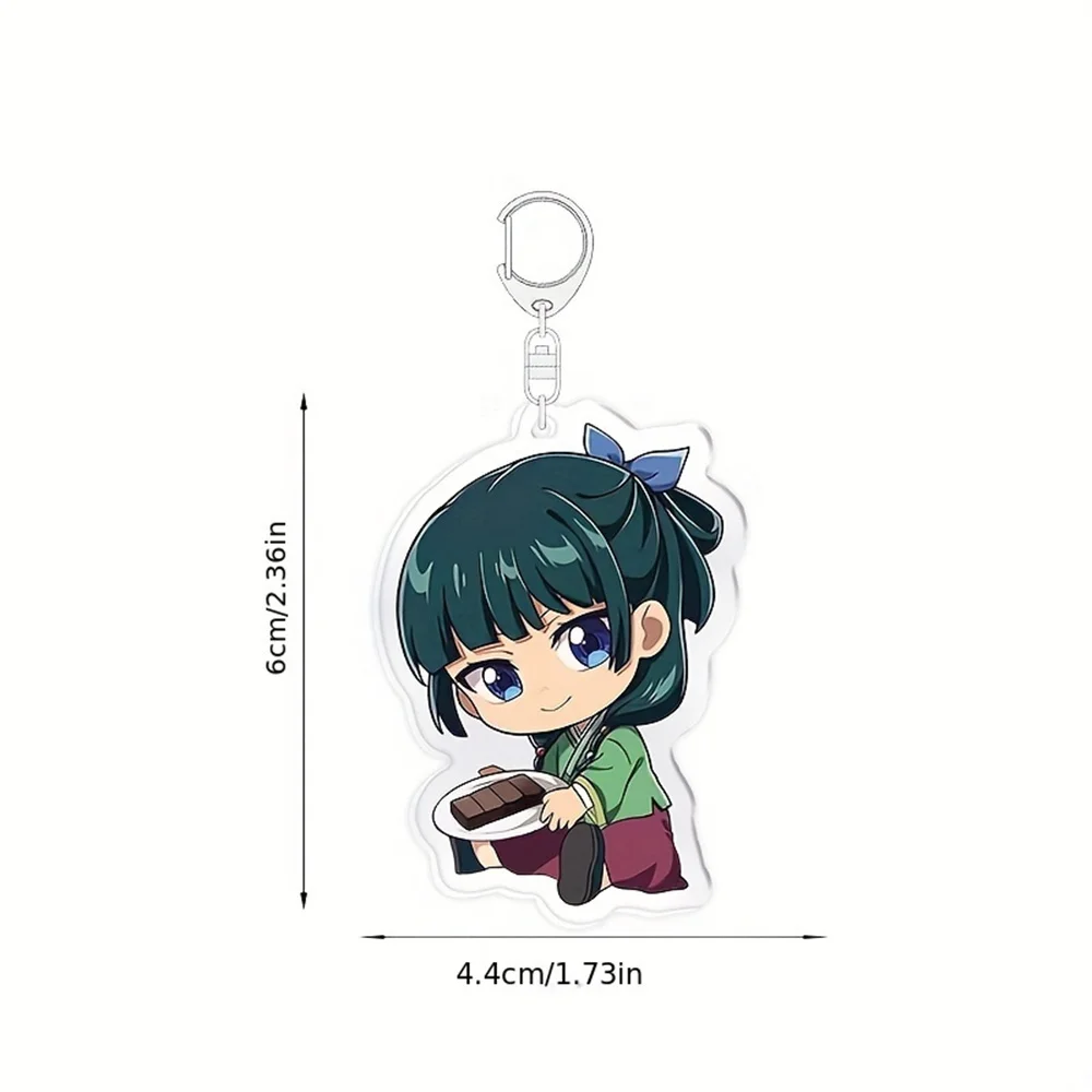 Hot 6Cm Anime The Apothecary Diaries Q Edition Maomao Keychain Jinshi Gyokuyou Cosplay Gaoshun Lihua Rouran Pendant Gifts Series