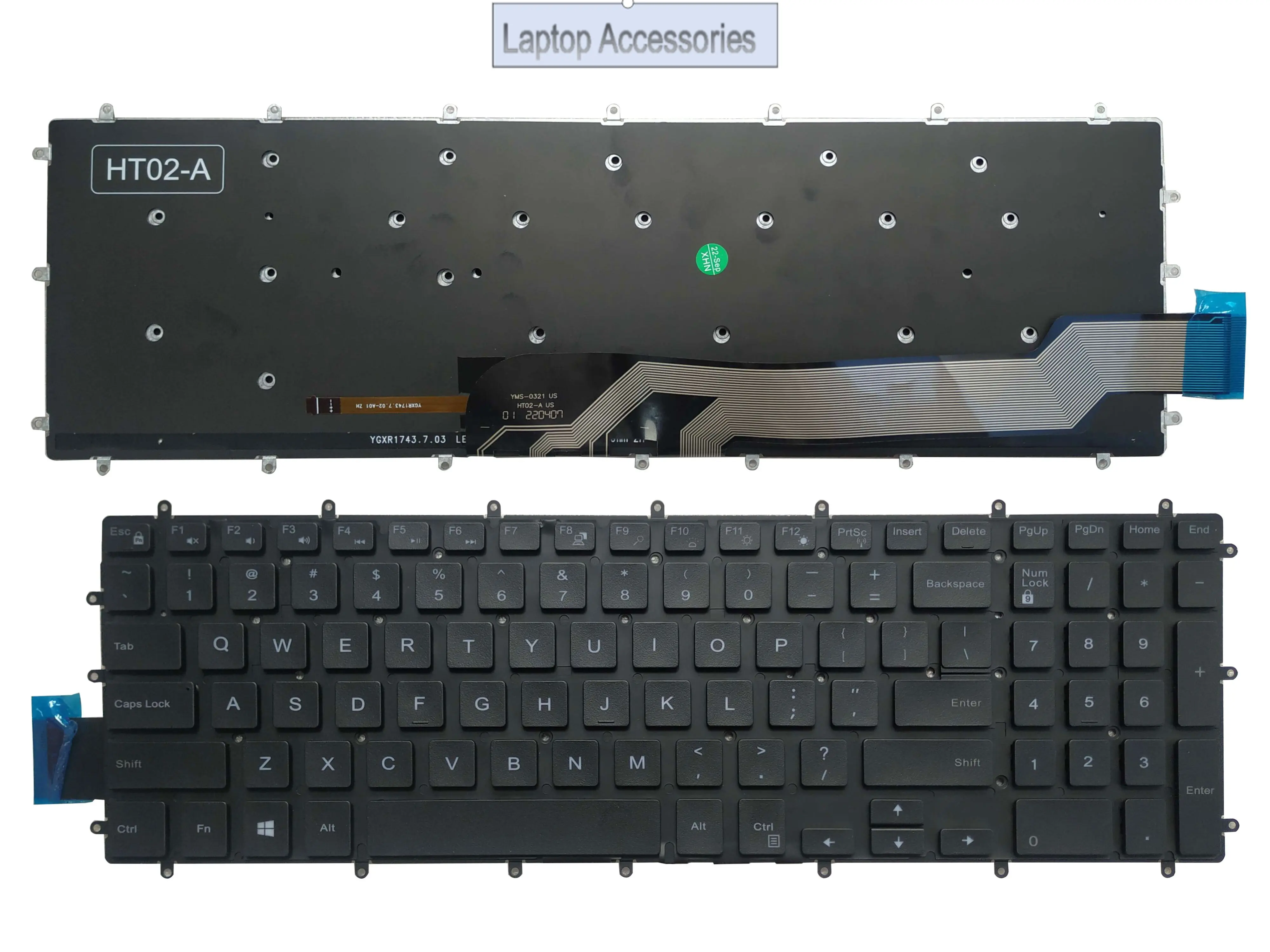 New Backlit US Keyboard For Dell Inspiron 15-7000 7566 7567 7568 7577 5567 7587 7570 7580 5567 3580 3581 3582 3583 3584 3585