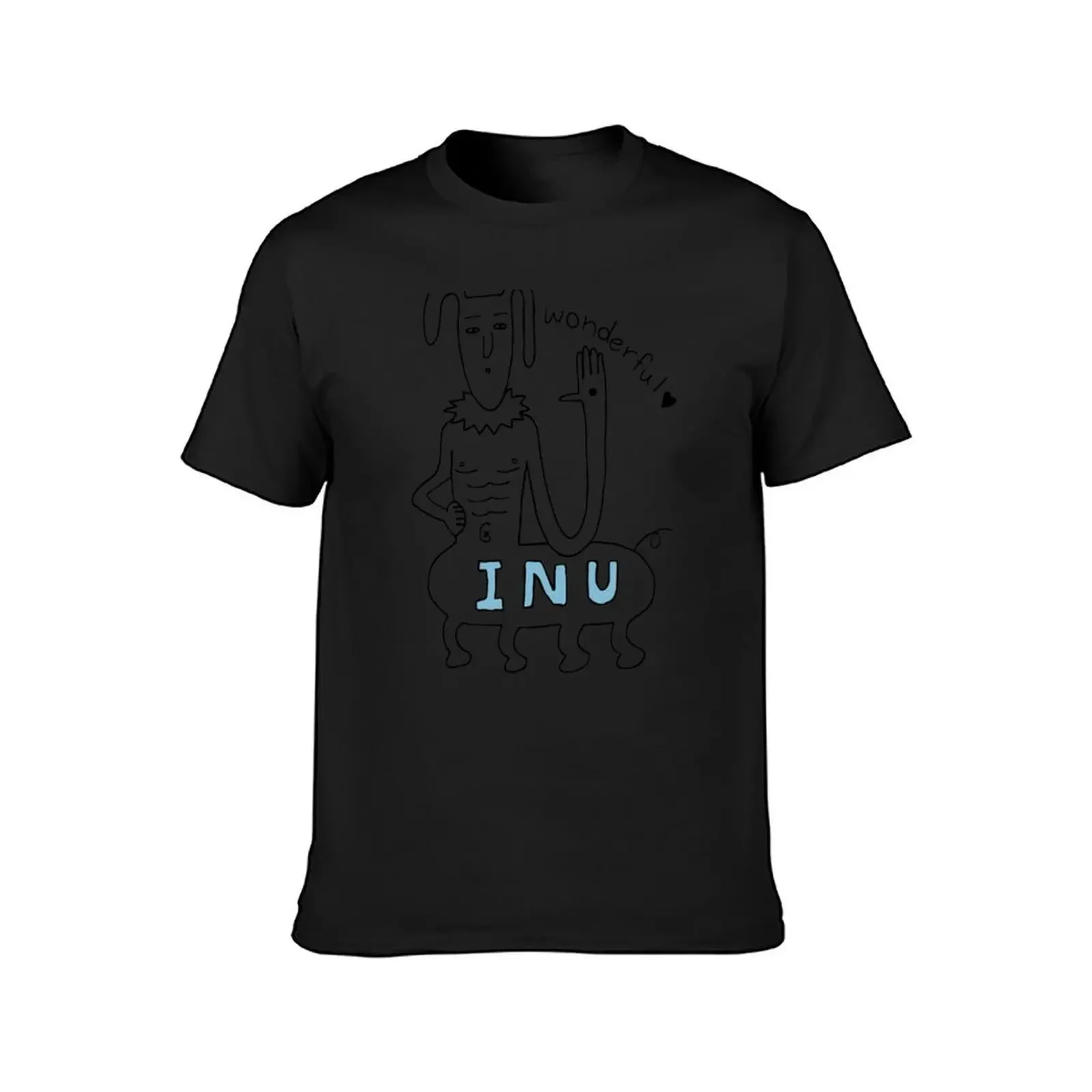 Uramichi Oniisan Inu T-Shirt rapper graphic tees blue archive t shirts for men