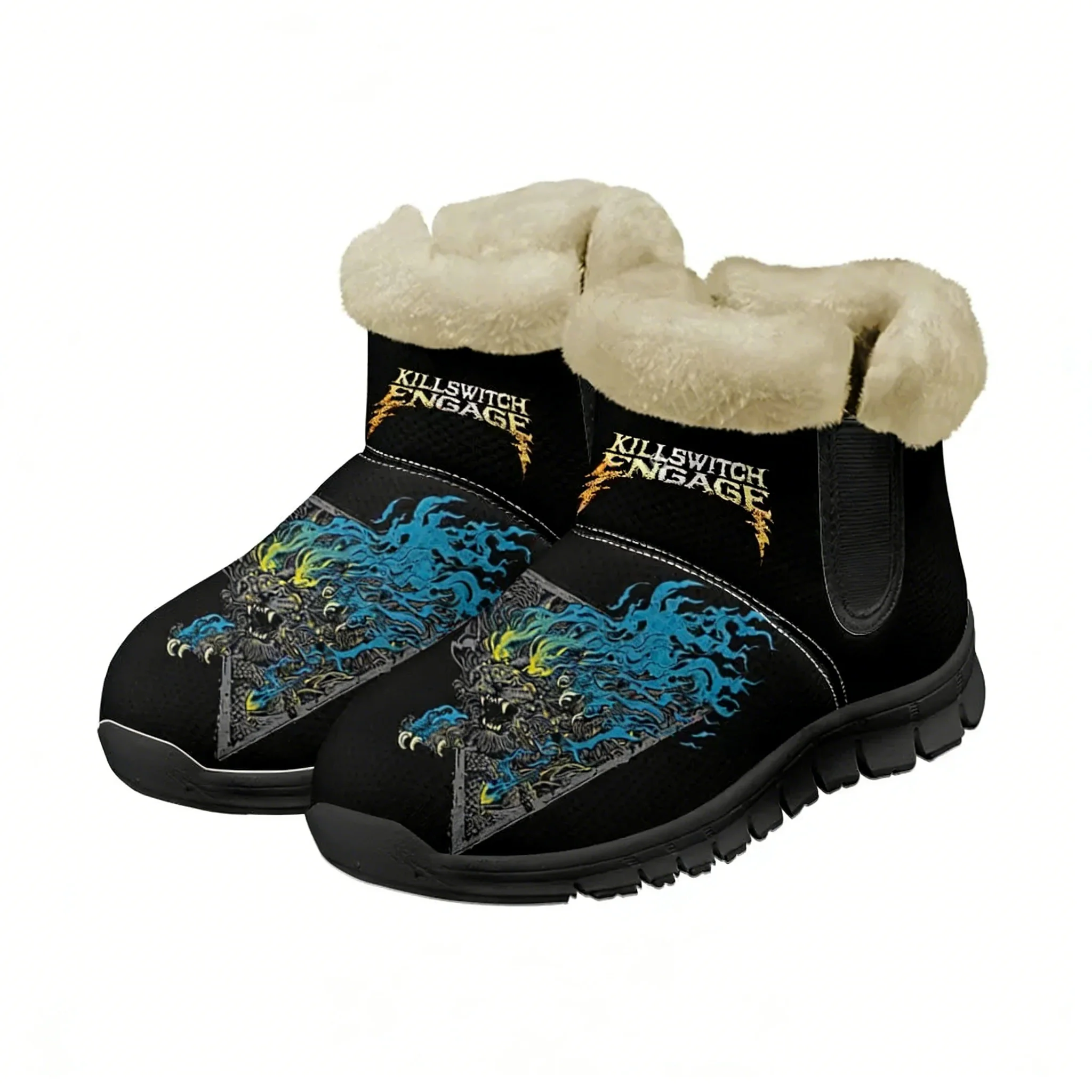 Ботинки для снега Killswitchs Engages Band, мужские, женские, подростковые, теплые, повседневные, легкие, спортивные, на заказ, кроссовки