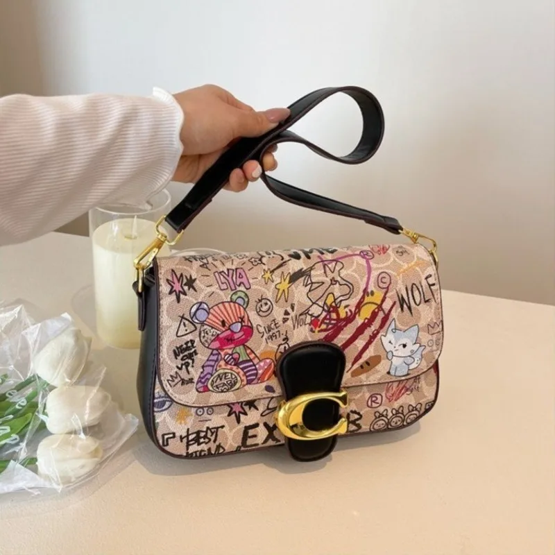 

Vintage Luxury Crossbody-Bag And Trendy Popular Diaper Bags For Women Elegant Leather Simple Messenger