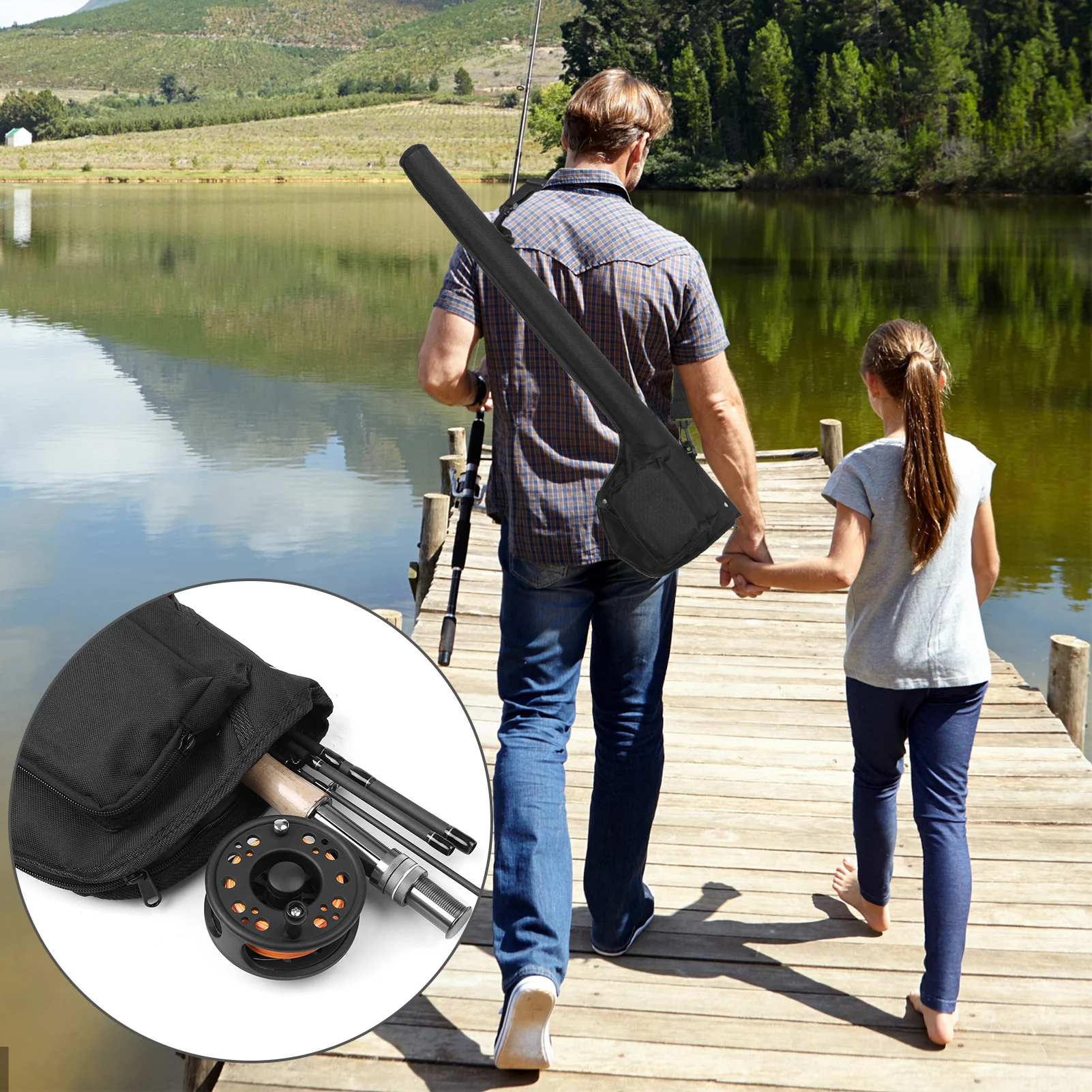 Fly Fishing Kit 9ft Fly Fishing Rod en Reel Combo met draagtas Compleet starterpakket Fly Fishing Kit Fly Fishing Rod Kit