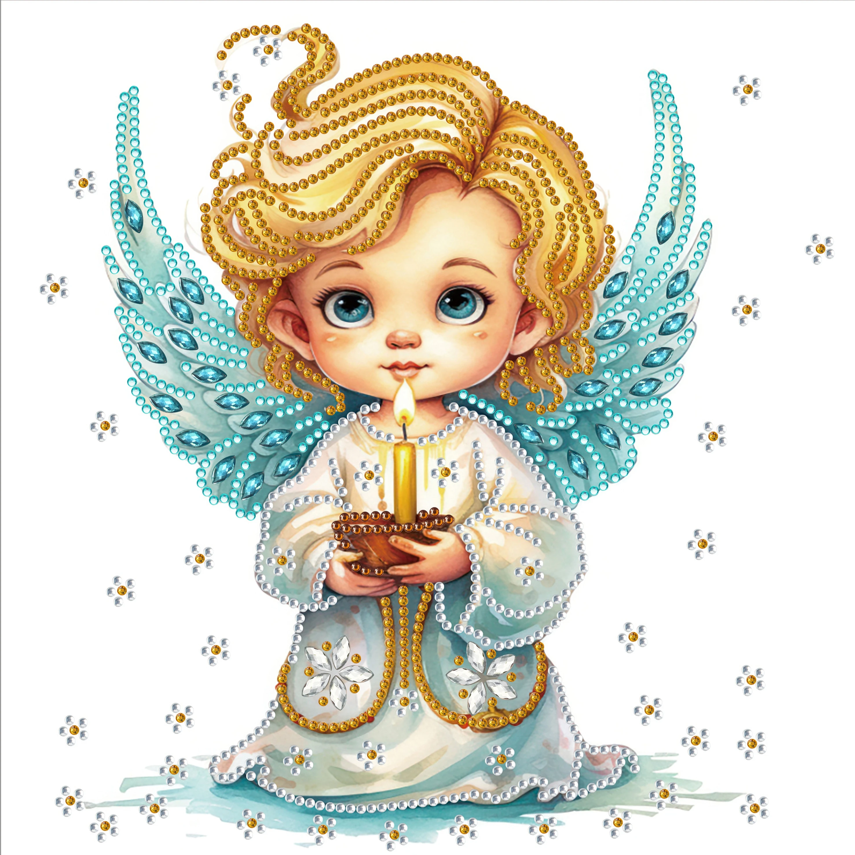 

Diamond Painting Kits for Adult Angel baby DIY Special Shape Diamond for Beginner,Diamond Art Painting for Home Decoration Gift
