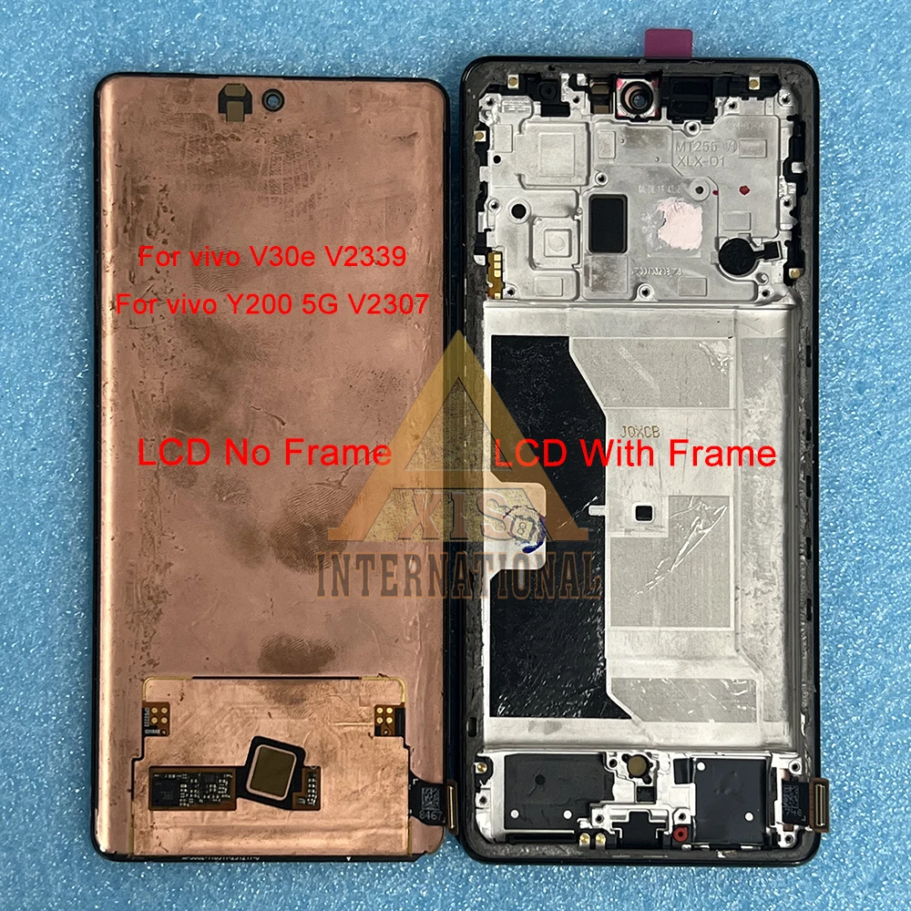 Original AMOLED For Vivo V30 V2318 LCD V30E V2339 V30 Pro Display V30 SE Screen For Vivo V29 5G V2250 V29 Pro V2251 V29e Frame