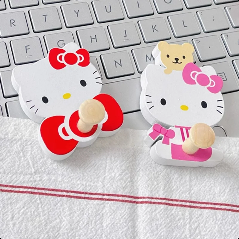 New Cat cartoon hook, creative traceless adhesive hook,storage hook decorative hook for clothes and hats no-drill required view 2