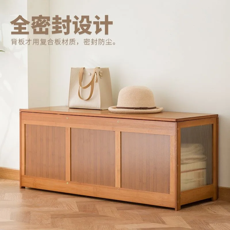 clamshell bay window locker, bedroom balcony low cabinet, integrated long tatami multi-layer storage cabinet can sit