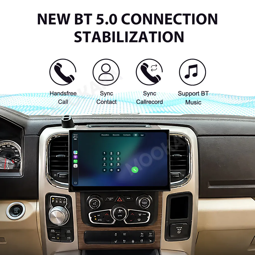 Android 13 Radio For Dodge RAM Trucks 2013~2019 Multimedia Player GPS Intelligent Navigation Stereo Receiver player Head Unit