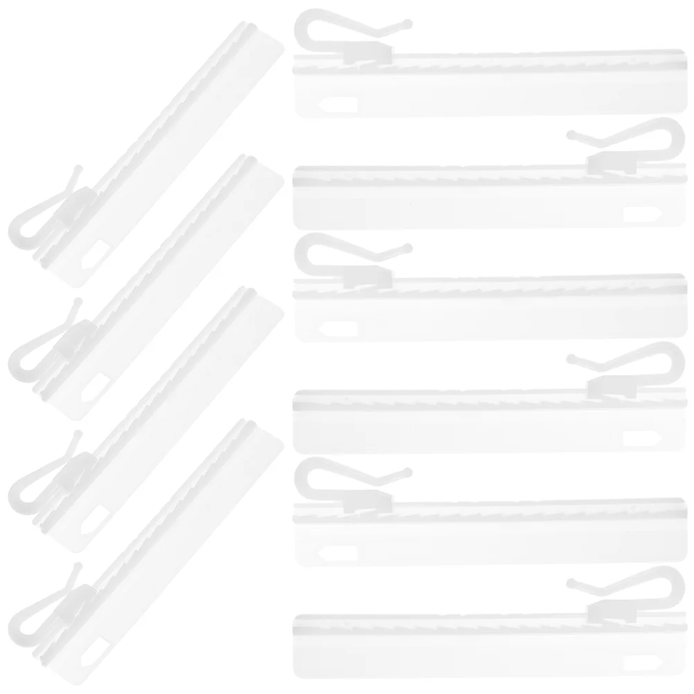 

25 Pcs Curtain Adjustment Hook Floor Hooks Hanger Clip-on Kitchen Plastic Hotel